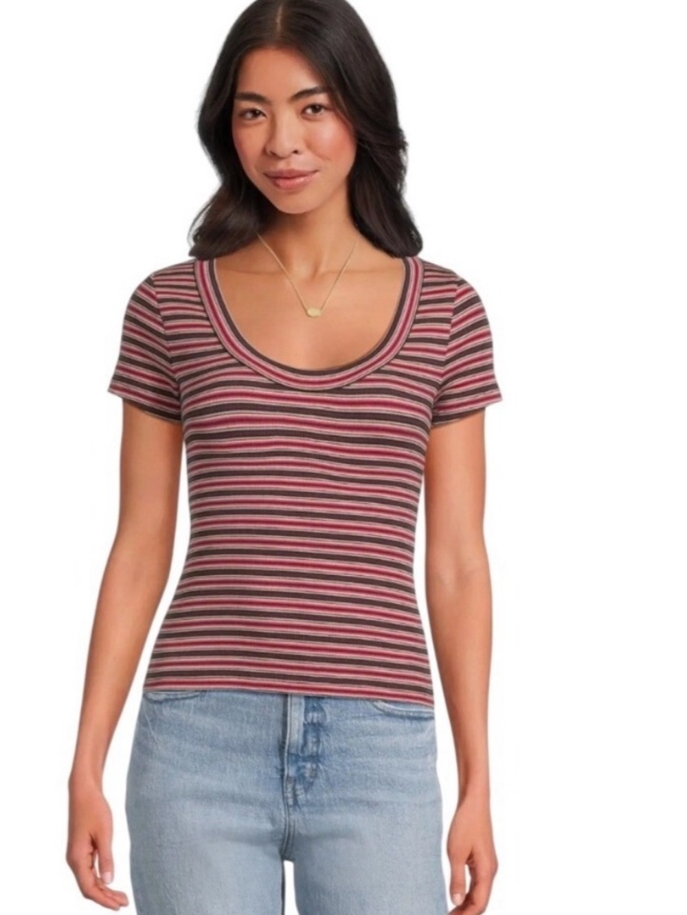 Madewell Regenerative 90s striped baby tee Size XL New with Tags